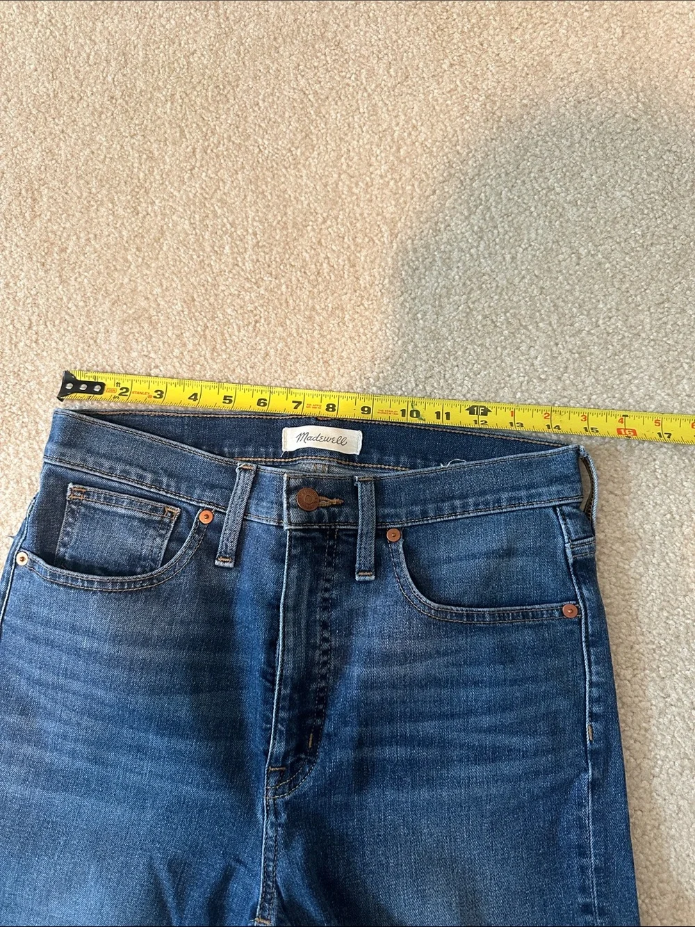 Madewell Dark Blue Skinny Jeans